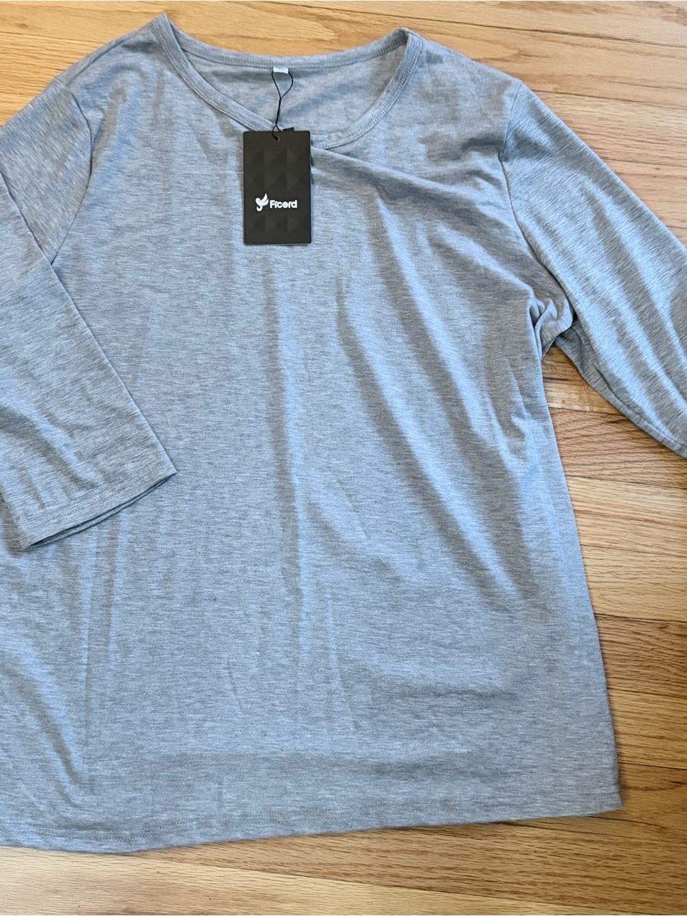 Lightweight Heather Gray Long-Sleeve Tee by